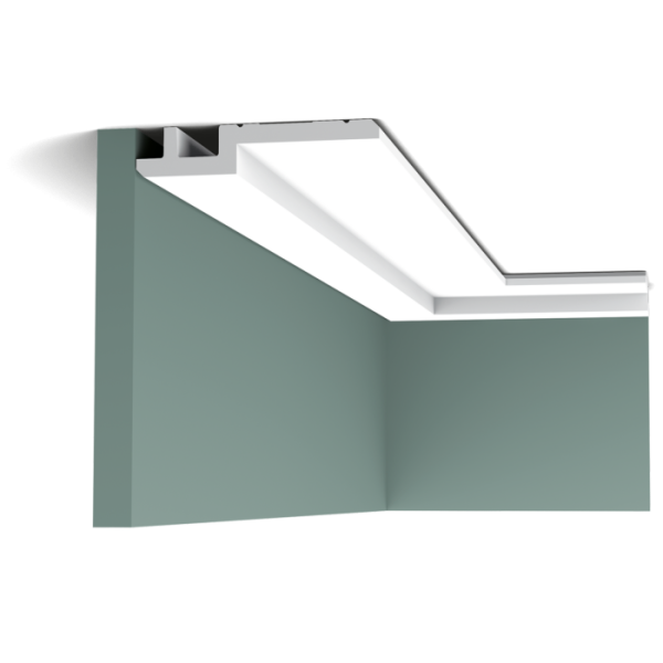 Карниз Orac Decor Полиуретан C395 STEPS д 2000 x в 155 x ш 31